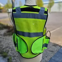 Gilet de sécurité réfléchissant pour hommes et femmes Gilets unisexes résistants à l'eau légers et haute visibilité pour hommes et femmes