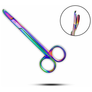 ชุดกรรไกรเย็บแผลแบบตรง2ชิ้น5.5 "กรรไกรผ่าตัดทำจากสเตนเลสสตีลเย็บปิด - Product Image 4