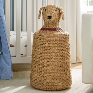 TienPhong Wholesale 2025 Handwoven Water Hyacinth Dog-Shaped <b>Hamper</b> <b>Basket</b> <b>for</b> Clothes in Bathroom Bedroom Interior Uses - Product Image 2