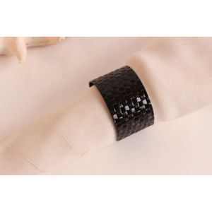 Fantastique porte-anneau de serviette en métal argenté pour la fête de mariage hôtel et maison Table à manger décoratif Serviette boucle accessoire - Product Image 2