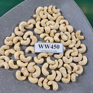 Precio de fábrica SANTIGO anacardos Kaju anacardos Noix De Cajou W450 bajo MOQ Origen de Vietnam - Product Image 1