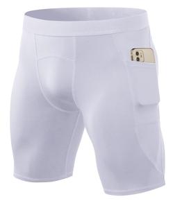 Custom Mens Workout Fitness Shorts Sport Running Gym Pantalones cortos de compresión para hombre Pantalones cortos de entrenamiento - Product Image 1