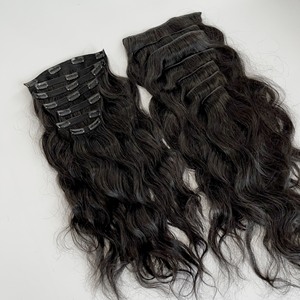Extensiones de cabello Remy vietnamita proveedor caliente personalizado Clip sin costuras Ins Trama Cabello humano Clip Ins - Product Image 5
