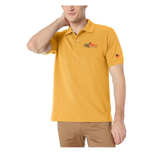 Style chaud hommes Golf pour Polo formel coton Spandex doux respirant Logo personnalisé décontracté uniforme haut tricoté Design blanc - Product Image 4