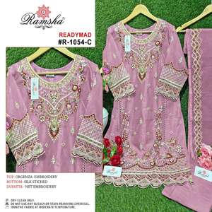 ชุดปากีสถานสำเร็จรูปสำหรับงานแต่งงานและเทศกาลจากอินเดียออกแบบเสื้อผ้าปากีสถาน - Product Image 4