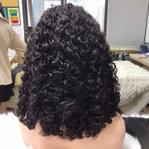 Vente en gros confortable de haute qualité noir birman naturel droit dentelle avant extensions de cheveux humains pour femmes vietnamiennes - Product Image 4