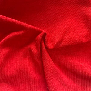 Haute qualité 170gsm 95% coton 5% Spandex respirant Stretch simple Jersey t-shirt tissu 190gsm poids tricoté tissu - Product Image 4