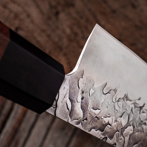 มีดทำครัวเหล็กสแตนเลสเชฟทำอาหารญี่ปุ่น2025มีดแปดเหลี่ยมขนาด8นิ้ว - Product Image 6