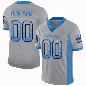 2025 vente en gros personnalisé Sublimation imprimé Logo OEM ODM Service respirant séchage rapide à manches courtes maillot de Football américain - Product Image 5