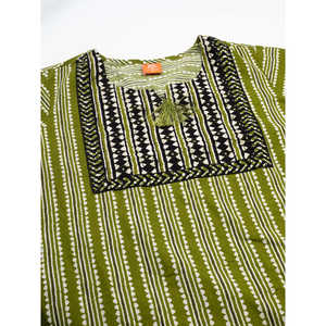 Chemise de nuit longue Evolve pour femme 100 % coton imprimé, super confortable et douce, boutonnée et taille élastique, taille XS - Product Image 4