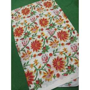 Tissu imprimé en pur coton doux, léger, imprimé réactif, matière douce pour la peau, pour la couture de kurtas, kurtis et de vêtements de tous les jours - Product Image 5