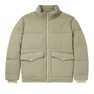 Chaqueta acolchada de algodón para hombre, chaqueta acolchada gruesa para exteriores para hombre, abrigo cálido acolchado de algodón, cortavientos, cuello levantado, de talla grande - Product Image 6