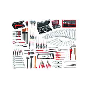 Juego de 200 Herramientas de Mantenimiento Industrial Facom, Incluye Artículos Esenciales en Bandejas de Espuma para una Organización Práctica - Product Image 1