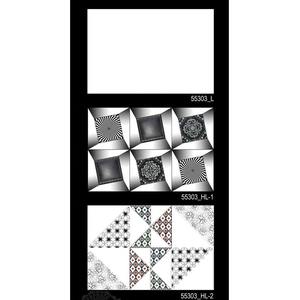 Carreaux de mur en céramique Fabricant d'argile chinoise 300x450mm Carreaux de mur en marbre noir de l'Inde Idéal pour la salle de bain et la cuisine - Product Image 1