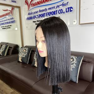 Perruques de qualité supérieure de luxe, cheveux humains vierges brésiliens, cheveux vietnamiens bruts, perruques de cheveux humains à fermeture frontale en dentelle - Product Image 6