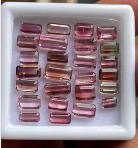 Lote de Piedras Preciosas Sueltas de Turmalina Natural en Forma de Octágono. Turmalina de Color BIO. - Product Image 2