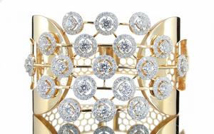 Pulsera de Diamantes Naturales o Cultivados en Laboratorio de Alta Gama, Joyería Fina Hecha a Mano con Diamantes Atemporales para Eventos y Vestimenta de Noche - Product Image 2