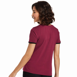 Top corto lavado ácido de verano para mujer, la mejor oferta, camiseta de estilo sólido de alta calidad, estampado Digital informal, características comprimidas - Product Image 2