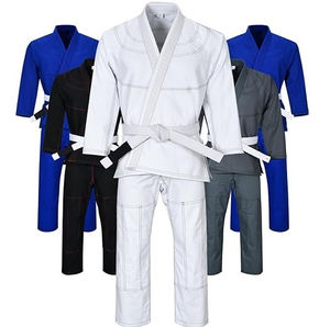 Tenues d'arts martiaux en toile de coton unisexe de haute qualité, nouvelle conception, ensembles de costumes de karaté, respirants, uniformes de taekwondo, OEM - Product Image 6