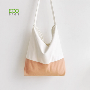 Sacs fourre-tout en coton recyclé imprimé personnalisé et écologique Poignées confortables en matériau naturel Sacs à provisions inspirés de la nature pour - Product Image 1