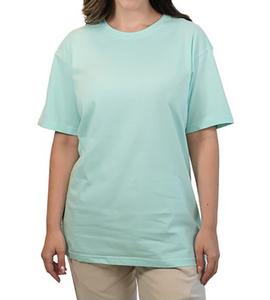 Camiseta informal de calidad superior para mujer, Camiseta con hombros caídos, 100% de algodón, impresión Digital, logotipo personalizado, secado rápido, transpirable, BD OEM Factory - Product Image 4