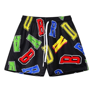 Shorts en mesh double couche de haute qualité, respirants et à séchage rapide, pour hommes et femmes, personnalisables par sublimation, pour la gym et le basketball. - Product Image 2