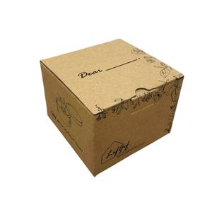 Caja de cartón de papel reciclable de alta calidad al por mayor, embalaje corrugado Ranurado con logotipo personalizado para manualidades y regalos - Product Image 1