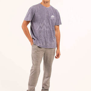 T-shirts pour hommes en tissu respirant, style streetwear, délavés à l'acide, très vendus, légers - Product Image 6