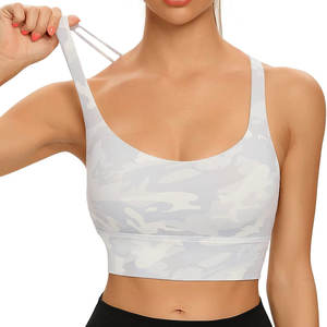 Sujetador deportivo para mujer hecho a medida con tarifa al por mayor, nuevo último diseño, gimnasio, entrenamiento y correr, Color sólido, marca privada, ropa deportiva - Product Image 3