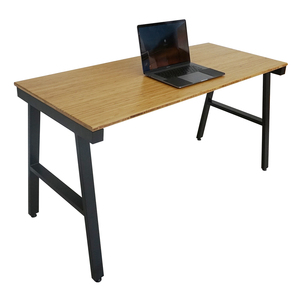 BFAB003-โต๊ะไม้ไผ่ 140x60 ซม. พร้อมขาเหล็กประกอบสำเร็จ วัสดุไม้และโลหะ - Product Image 2