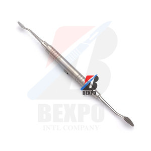 Lima de hueso de corte recto de acero inoxidable de Instrumentos dentales manuales Miller con diseño de mango hueco - Product Image 5