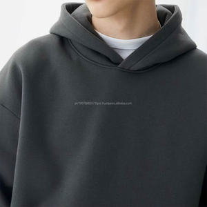 เสื้อฮู้ดดี้ผู้ชายลายโลโก้แบบกำหนดเองสำหรับฤดูหนาว ผ้าหนานุ่ม 100% คอตตอน ทรงโอเวอร์ไซส์ ผ้าฟลีซ แห้งเร็ว ระบายอากาศได้ดี ทรงหลวม สไตล์สปอร์ต - Product Image 3