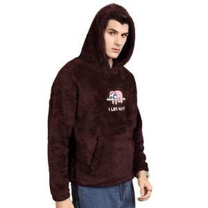Fashion Long Sleeve <b>Hoodies</b> Casual Sweatshirts For <b>Men</b> Pullover <b>Hoody</b> <b>Sherpa</b> Eco-Friendly OEM Service Winter - Product Image 5