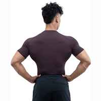 T-shirts de compression pour hommes, très demandés, pour le basketball et la course à pied, à manches courtes, imprimés, respirants, anti-transpiration, séchage rapide, fitness, sans coutures