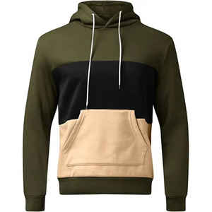 Nuevo diseño, sudaderas con capucha casuales de dos tonos para hombres, sudaderas con capucha cómodas de estilo de moda de talla grande - Product Image 2