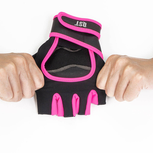Guantes profesionales antideslizantes transpirables para levantamiento de pesas, muñequera ajustable para entrenamiento con pesas, gimnasio, levantamiento de pesas de cuero - Product Image 5