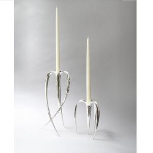 Bougeoir en métal finition antique bougeoir pour éclairage et décoration de la maison ensemble bougeoir décoratif élégant - Product Image 2