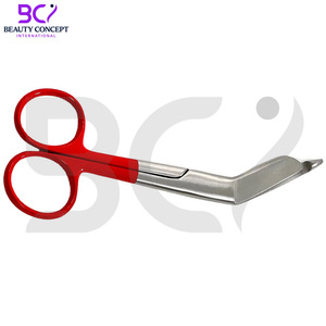 2025 tijeras de vendaje de anillo rojo Premium 1 Uds Lister vendaje tijeras de enfermera 5,5 instrumentos quirúrgicos médicos de acero inoxidable - Product Image 3