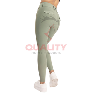 2025 femmes collants équestres tissu doux au toucher sécurisé conception extensible confortable pour les séances quotidiennes d'équitation et d'entraînement - Product Image 6