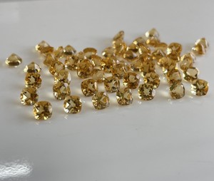Natural Citrine Cushion Cut 5mm Faceted - Loose Citrine Gemstone Cushion Cut <b>Top</b> Quality - Product Image 2