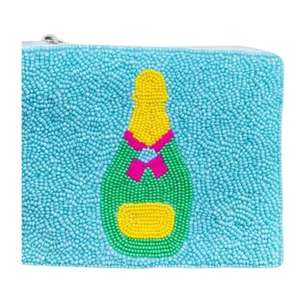 Pochette de monnaie perlée fantaisie avec perles de bouteille élégantes - Product Image 3