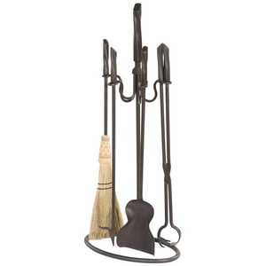 Nouvelle conception ensemble d'outils de cheminée porte-bûche pour la maison intérieur extérieur comprend 4 outils ensembles de cheminée et accessoires fournitures de jardin - Product Image 5