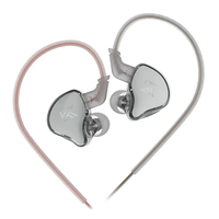 KZ EDCX 1DD écouteurs intra-auriculaires hi-fi professionnels Super Bass son clair écouteurs filaires pour performance sur scène