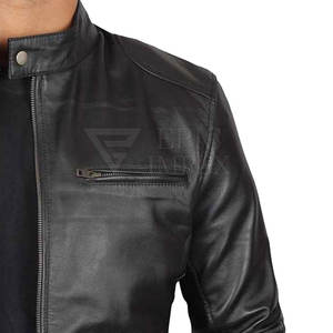 Chaqueta de cuero resistente al viento con cuello levantado de alta calidad para hombre, ropa de invierno duradera, gran oferta, estilo callejero - Product Image 6