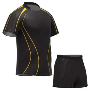 Nouvelle Arrivée Ensembles de Tenues de Rugby Personnalisées avec Logo Imprimé Qualité Supérieure Sérigraphie Portable Uniformes OEM 100% - Product Image 2