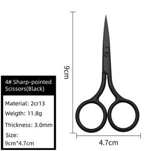 Instrument de beauté exclusif en acier inoxydable pour le soin des ongles, lame d'outil de pédicure aiguisée, ciseaux pour cuticules, ongles et sourcils, Pakistan - Product Image 5