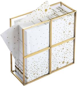 Polished Finishing High Quality Aluminium Napkin Holder Modern Design Environmental Friendly <b>Silver</b> Home Hotel Restaurant <b>Table</b> - Product Image 6