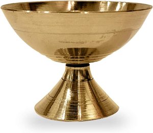 Brass Handmade Pyali Diya Ornamental <b>Oil</b> <b>Lamp</b> Deepak Payali Deepam Kutthu Vilakku Indian Housewarming Return Gift Item - Product Image 2