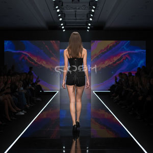 Corset en brocart noir de qualité supérieure avec baleines en acier, largeur des hanches élargie, ajustable et à lacets au dos - Product Image 5