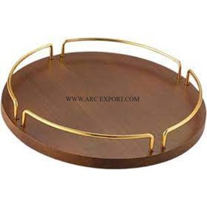 Los mejores hoteles de alta calidad, suministros al por mayor, juego de bandejas de comida de 2 tamaños diferentes, mesa de comedor de trabajo esmaltada, bandejas de comida y té - Product Image 4